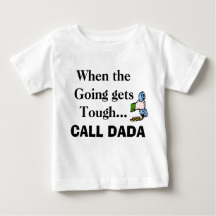 Camiseta De Bebé Llame por teléfono, cuando el ir consigue duro…,