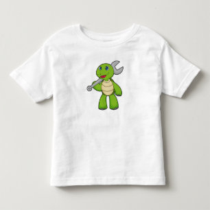 Camiseta De Bebé Llave mecánica de tortugas