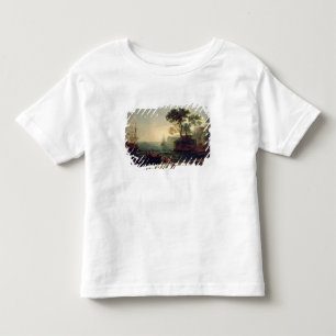 Camiseta De Bebé Llegada de Aeneas a Italia, el amanecer del