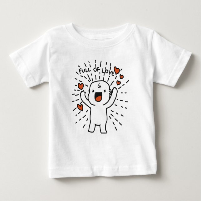 Camiseta De Bebé Lleno de amor Toddler Pullover Hoodie (Anverso)