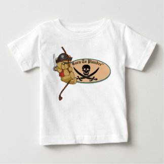 Camiseta De Bebé Llevado pillar - al pirata del oso de peluche en