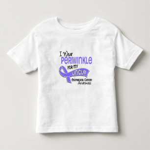 Camiseta De Bebé Llevo a tío Esophageal Cancer del bígaro 42