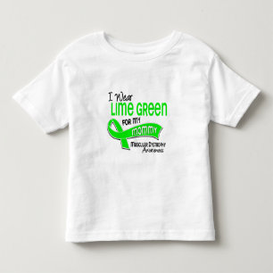 Camiseta De Bebé Llevo distrofia muscular de la mamá de la verde