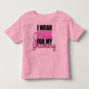 Camiseta De Bebé Llevo el rosa para mi Grammy - cáncer de pecho