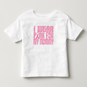 Camiseta De Bebé Llevo el rosa para mi mamá 16 (el cáncer de pech