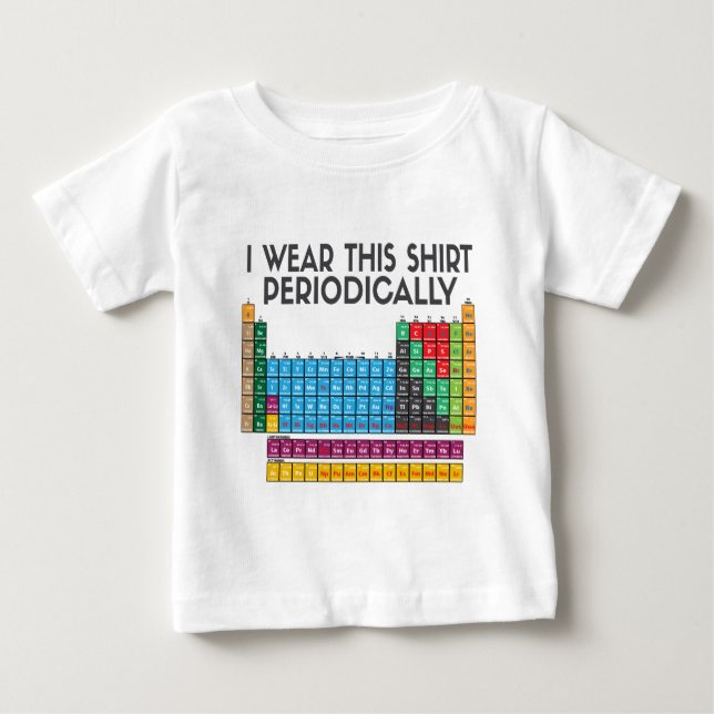 Camiseta De Bebé Llevo esto periódicamente (Anverso)