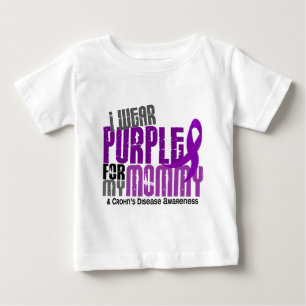Camiseta De Bebé Llevo la púrpura para la mi enfermedad de Crohn de