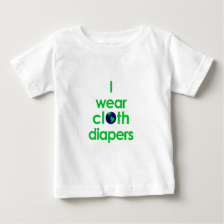 Camiseta De Bebé llevo los pañales del paño