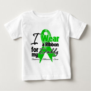 Camiseta De Bebé Llevo una cinta verde para mi papá