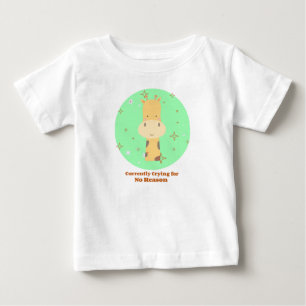 Camiseta De Bebé Llorando actualmente sin motivo
