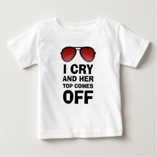 Camiseta De Bebé Lloro el grito divertido el   del bebé del bebé el