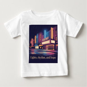 Camiseta De Bebé Lluvia en Broadway Nueva York