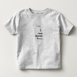 Camiseta De Bebé Lo compro en un mercado especial -