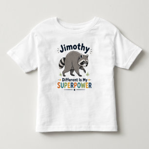 Camiseta De Bebé Lo diferente de Jimothy es mi superpoder