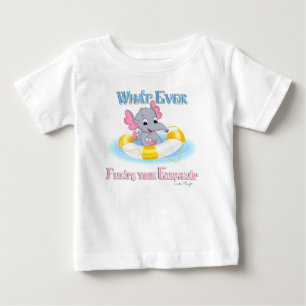 Camiseta De Bebé Lo que flote tu elefante 3