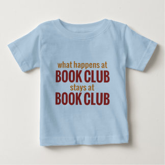 Camiseta De Bebé Lo que pasa en el "Book Club" se queda en el "Book