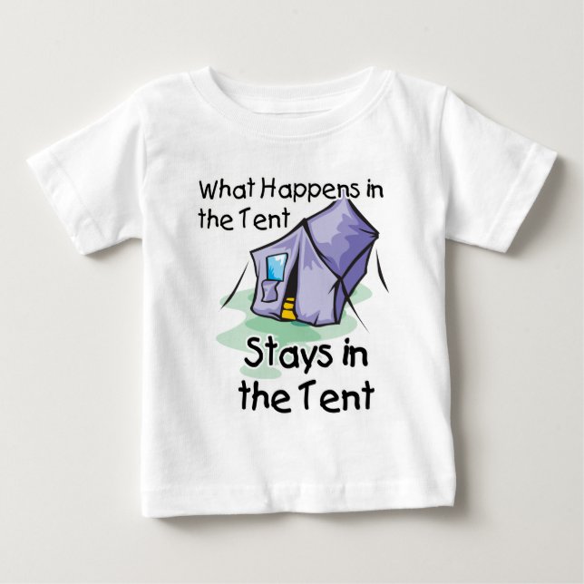 Camiseta De Bebé Lo que pasa en la tienda (Anverso)