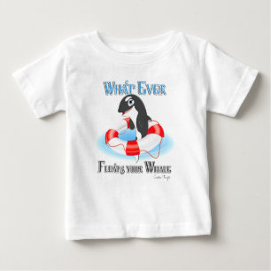 Camiseta De Bebé Lo que sea que flote tu ballena