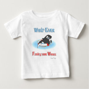 Camiseta De Bebé Lo que sea que flote tu ballena