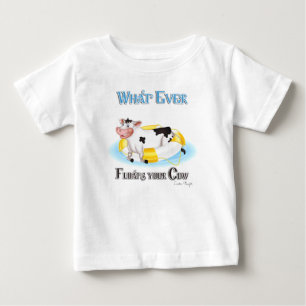 Camiseta De Bebé Lo que sea que flote tu vaca