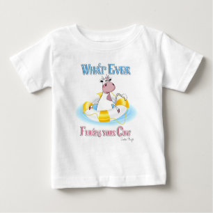 Camiseta De Bebé Lo que sea que flote tu vaca 2