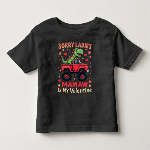 Camiseta De Bebé Lo siento Damas Mamaw es mi San Valentín