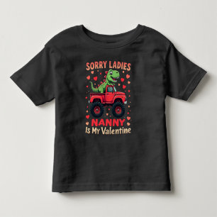 Camiseta De Bebé Lo siento Damas Nanny Es Mi San Valentín