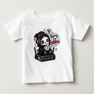 Camiseta De Bebé Lo siento, estoy desconectado humor de jugador int