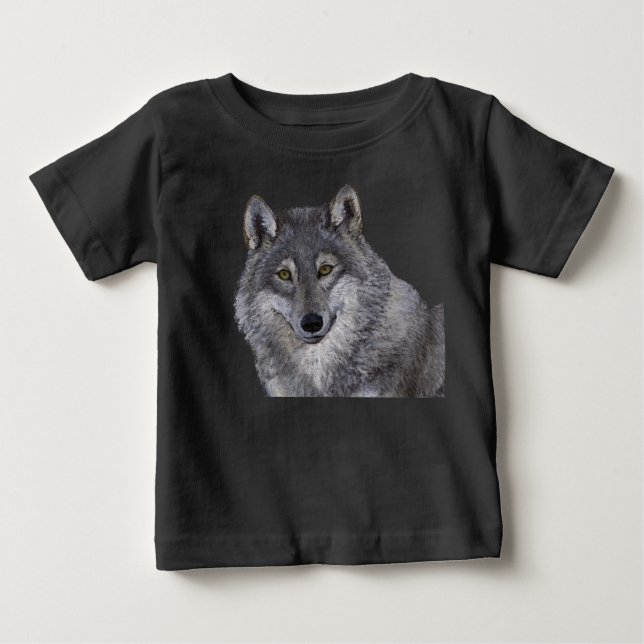 Camiseta De Bebé Lobo (Anverso)
