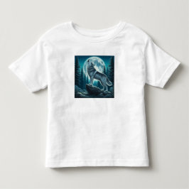 Camiseta De Bebé Lobo Aullador