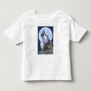 Camiseta De Bebé Lobo de YellowstoneHowling