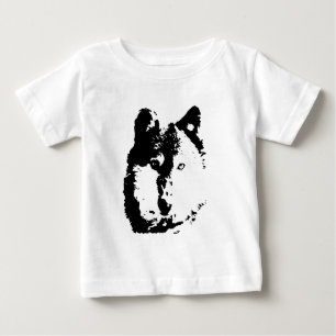 Camiseta De Bebé Lobo del Arte Pop