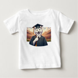 Camiseta De Bebé Lobo Graduado
