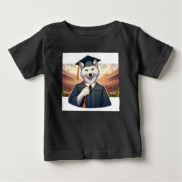 Camiseta De Bebé Lobo Graduado