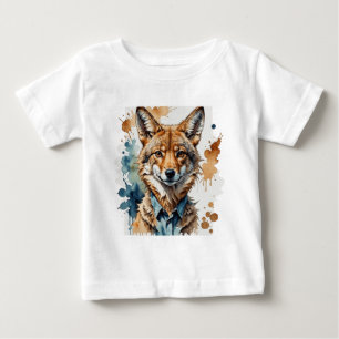 Camiseta De Bebé Lobo lindo