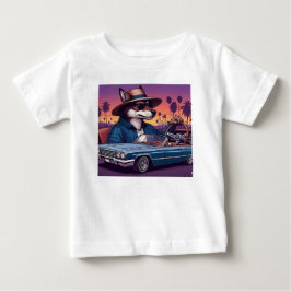 Camiseta De Bebé Lobo Lowrider Wolfy