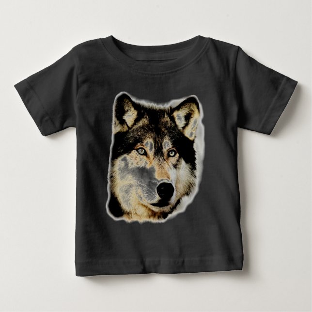 Camiseta De Bebé Lobo Motivador Único (Anverso)