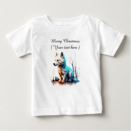 Camiseta De Bebé Lobo pequeño en el bosque