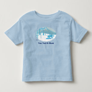 Camiseta De Bebé Lobo solitario en invierno