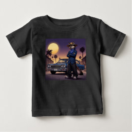 Camiseta De Bebé Lobo Y Lowrider