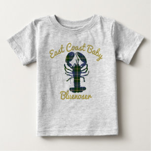 Camiseta De Bebé Lobster bebé de la costa este Nueva Escocia blueno