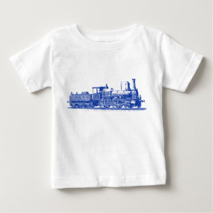 Camiseta De Bebé Locomotora - Azul marino