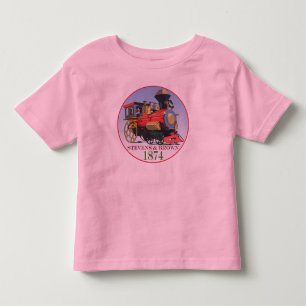 Camiseta De Bebé Locomotora de juguetes Stevens y Brown
