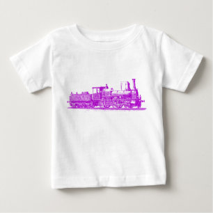 Camiseta De Bebé Locomotora - Púrpura