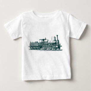 Camiseta De Bebé Locomotora - Verde oscuro