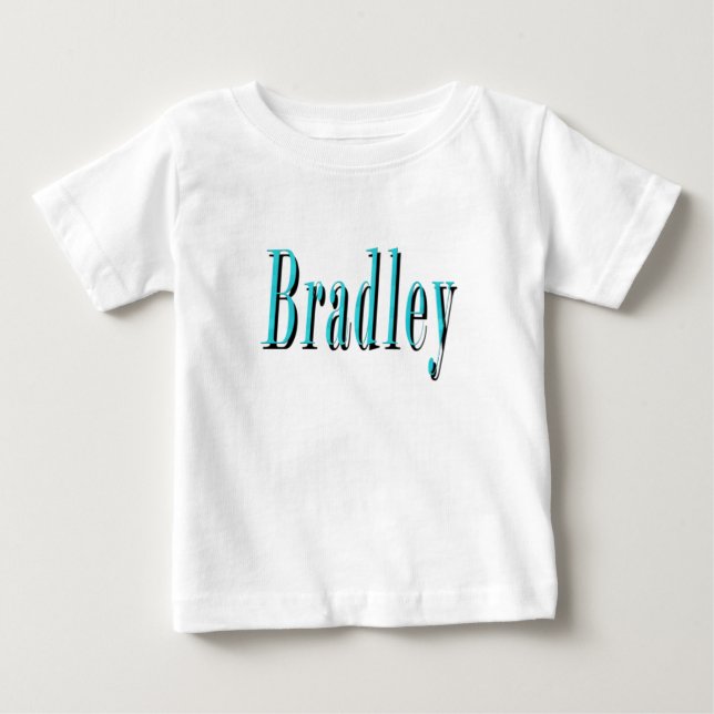 Camiseta De Bebé Logo Blue Bradley Name, (Anverso)