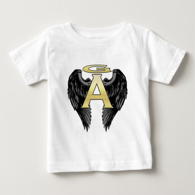 Camiseta De Bebé Logo de Gabriel Angel Design Wings (Anverso)