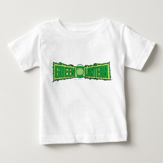 Camiseta De Bebé Logo de Green Lantern con linterna (Anverso)