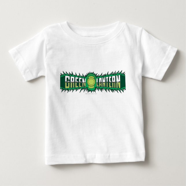 Camiseta De Bebé Logo de Green Lantern - Las llamas verdes (Anverso)