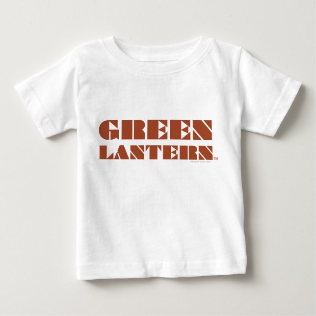 Camiseta De Bebé Logo de Green Lantern - Tan (Anverso)